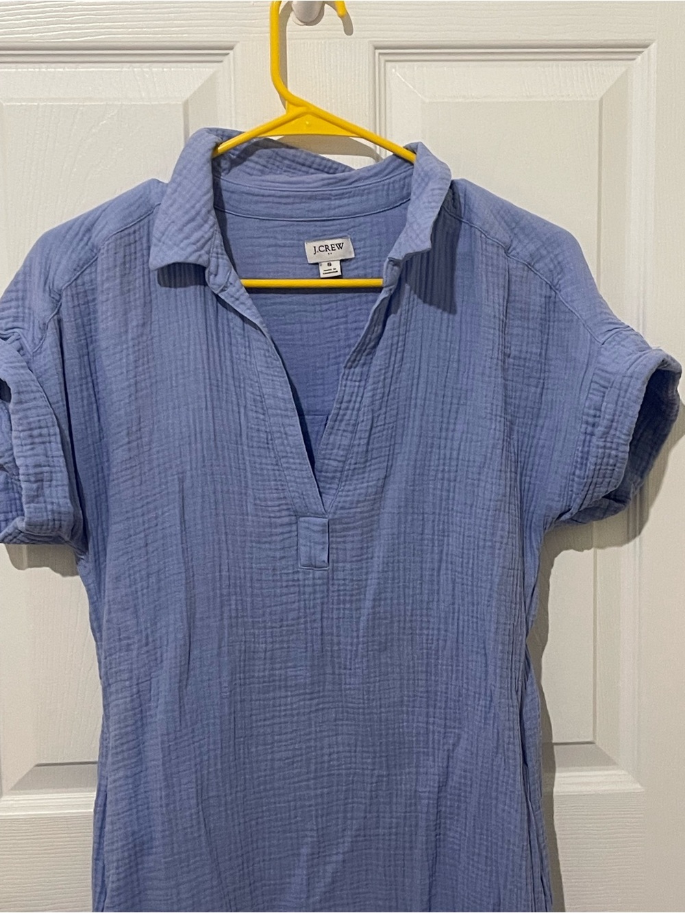 J. Crew Light Blue Cotton Gauze Tunic